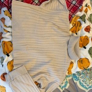 Forever 21 cream cropped sweater!